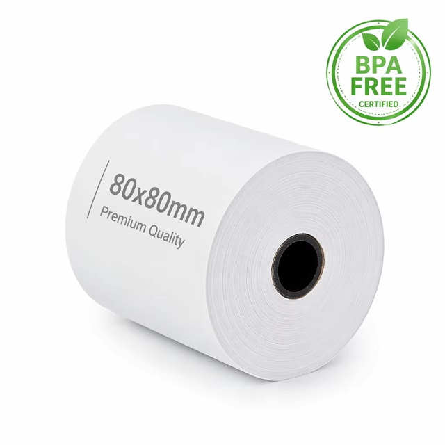 BPA Free Thermal Paper Roll 80x80mm 48g POS Receipt Paper Cash Register Billing Paper for Retail Hotel