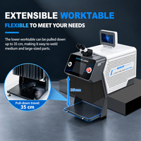 Mesin Las Laser Mikro Benchtop 150W Terbaru dengan CCD HD untuk Perbaikan Perhiasan, Kacamata, dan Jam Tangan