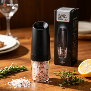 Moulin à épices électrique en céramique professionnel, grande capacité 135 ml, réglage de la grosseur, pour le marché de gros - Product Image 4