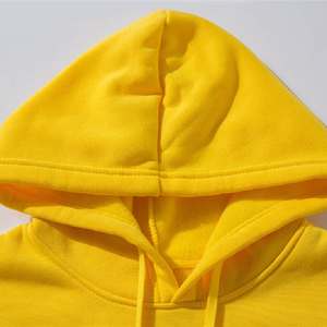 Sweat à capuche vierge avec logo personnalisé grande taille pour hommes, Sweat à capuche unisexe grand et grand en polyester de couleur unie avec cordon de serrage - Product Image 4