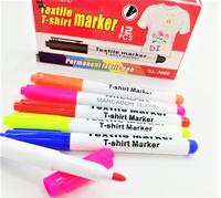 Marqueur textile de haute qualité pour t-shirt DIY, stylo marqueur pour tissu