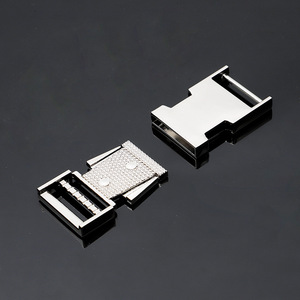 Hebilla Deslizante de Aleación Metálica para Bolsos, Color Plata y Negro, Duradera - Product Image 3