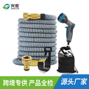 Manguera de jardín expandible con boquilla de pulverización, manguera de agua de alta presión de 50 pies para lavado de autos y uso en jardinería - Product Image 2
