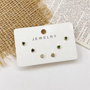 Pendientes Pequeños <span class=keywords><strong>de</strong></span> Circonita CH-LAE0838, Pendientes Pequeños <span class=keywords><strong>de</strong></span> Corazón <span class=keywords><strong>de</strong></span> Cobre, Pendientes Pequeños <span class=keywords><strong>de</strong></span> Estrella/<span class=keywords><strong>Tortuga</strong></span> para Mujer, Pendientes <span class=keywords><strong>de</strong></span> Botón Chapados en Oro - Product Image 5