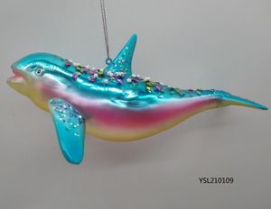 Colgantes de Cristal con Formas de Criaturas Marinas: Pulpo, Ballena, Delfín, Pez Globo, León Marino, Estrella de Mar. Decoración de Cristal Personalizable y Adorable. - Product Image 4