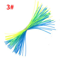 B Silicone Spinnerbait Jig Jupe Pêche Plastiques Souples Bandes Silicone Jupes Fil De Silicone Haute Pêche À La Mouche Streamer