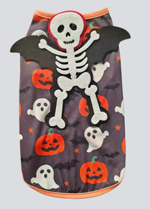 Halloween funny pumpkin bat print dog <b>cat</b> holiday <b>clothes</b> - Product Image 5