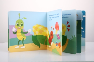 Livre sonore interactif éducatif en anglais pour enfants, sur le thème de <span class=keywords><strong>La</strong></span> Grasshopper <span class=keywords><strong>et</strong></span> de <span class=keywords><strong>la</strong></span> <span class=keywords><strong>Fourmi</strong></span>, fabriqué sur mesure par une usine OEM - Product Image 3