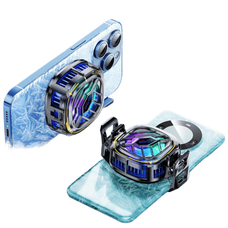 Artigos Inovadores Magnetic Trending Mobile Phone Tec Radiator X76 Pro Semiconductor Phone Cooler for Gaming for iphone 16 15 14