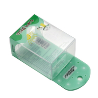 Boîte d'emballage en acétate personnalisée RPET Boîtes d'emballage en plastique PET transparent imprimé suspendu