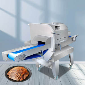 Affettatrice Orizzontale Commerciale per Carne, Nuovo Spessore Regolabile, Taglia Carne per Manzo, Pollo, Pepperoni, Salsiccia, con Motore, per Carne Cotta e Rotoli di Carne - Product Image 2