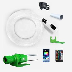 Lumière à fibres optiques LED pour la décoration extérieure des arbres 0,75 mm * 200 pièces * 4 m Paquet de fibres optiques - Product Image 5