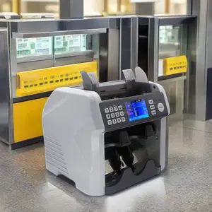 UNION 200A 2024 ECB Approved Note Counting Machine Mix Currency Value Counter Banknot Count 2 Pockety Money Counting Machine