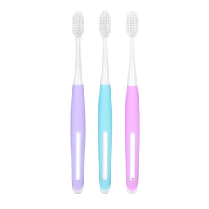 Brosse à dents personnalisable à poils souples pour enfant, poils en nylon, design creux, prise en main confortable, usage domestique - Product Image 1