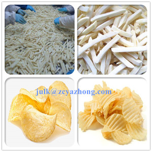 2 años de garantía, 100kg por hora de la onda papas fritas línea de espiral patata máquina de chips - Product Image 4