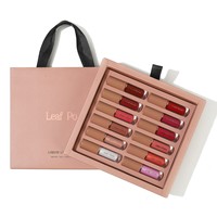 Ensemble de 12 gloss à lèvres, brillants, scintillants, imperméables, rouges à lèvres liquides mats, gloss à lèvres effet miroir, kit de maquillage, boîte cadeau pour femmes