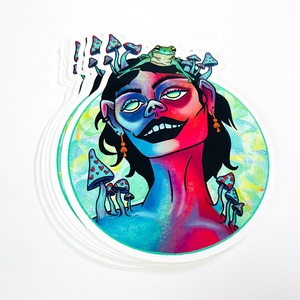 Impresión Personalizada, Vinilo Autoadhesivo Resistente a los Rayos UV, <span class=keywords><strong>Fácil</strong></span> <span class=keywords><strong>de</strong></span> Despegar, Pegatinas con Logotipo Troqueladas, Pegatinas Personalizadas - Product Image 1