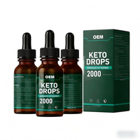Vente directe d'usine OEM, étiquette privée, gouttes d'électrolytes Keto personnalisées, complément nutritionnel sportif