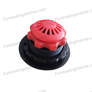 Valvola di Scarico Saldabile per Tenda da Campeggio Gonfiabile con Tappo Rosso 2-10 psi - Product Image 1