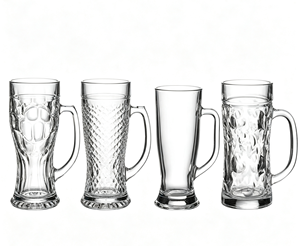 Large 17Oz Thick Silver Glass Durable Portable Retro Mug Handle <b>Pub</b> Style Stein Draft Beer Iced Tea Thermal Transfer Promotional - Product Image 3