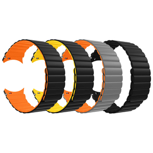Bracelet magnétique en silicone RYB pour montre Samsung 4 <span class=keywords><strong>5</strong></span> 6 7 40mm 44mm, bracelet magnétique pour montre Samsung <span class=keywords><strong>Galaxy</strong></span> <span class=keywords><strong>5</strong></span> 6 43mm 45mm <span class=keywords><strong>46mm</strong></span> 47mm - Product Image 4