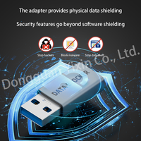 Adaptateur USB 3.0 flambant neuf avec prise universelle pour ordinateurs portables, téléphones mobiles et tablettes - Protège contre le vol de données par les pirates