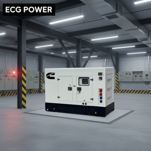 Generador Diésel Industrial Silencioso de 3 Fases, 20-50kw KVA, Potencia Primaria, Uso Continuo, Motor Cummins Isuzu, Monobloque, Cuatro Tiempos - Product Image 1