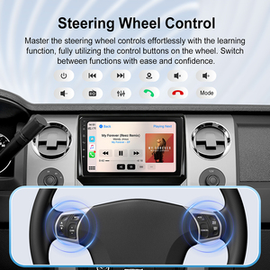 Autoradio universel Linux 9 pouces Rhythm avec CarPlay sans fil, Android Auto, démarrage rapide, écran tactile, radio FM, commande au volant - Product Image 6