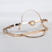 Cadre de sac à main vintage en métal doré de 24,6 cm avec poignée métallique, style diamant, pour vente en gros