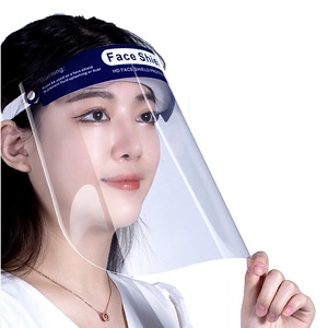 Protector Facial Desechable Transparente Antivaho de Plástico PET, Protección Facial Completa a Prueba de Salpicaduras, Venta al Por Mayor - Product Image 1