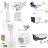 Fabricant offre support mural en plastique et montage au plafond support en L accessoires de vidéosurveillance support de vidéosurveillance hémisphérique