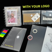 Archivalpro A5, 7 Anillas, 3 Piezas/Paquete, Carpeta Transparente de PP Resistente al Agua y al Polvo, Accesorios de Papelería para Documentos, Oficina, Escuela, Planificador