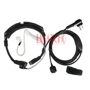 Earphone Getaran Tenggorokan GP68 GP88 P040 P080 P100 Headset Mikrofon Walkie Talkie Throat