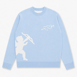 Suéter de Punto Personalizado con Logotipo, Cuello Redondo, Diseño Casual de Invierno para Hombre, Patrón <span class=keywords><strong>Jacquard</strong></span>, Jersey, Suéter de Punto Personalizado para Hombre - Product Image 1