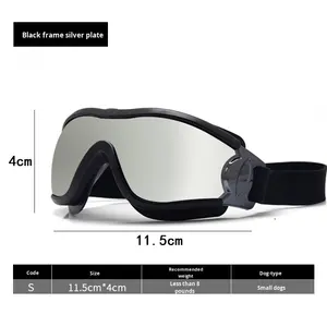 Lunettes de protection UV tout-en-un pour chiens et chats, lunettes de soleil réglables coupe-vent pour animaux de petite et moyenne race, <span class=keywords><strong>voyage</strong></span> en plein air estival - Product Image 4