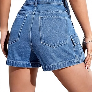 Women's Mid Waist Skinny <b>Denim</b> Shorts Spandex/Cotton Custom <b>Stretch</b> Casual Summer Fashion OEM ODM Private Label Manufacturer - Product Image 6