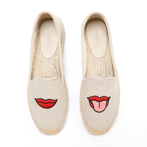 Espadrilles artisanales pour femmes - Chaussures plates en <span class=keywords><strong>corde</strong></span> de chanvre pour femmes, chaussures de pêcheur, chaussures décontractées pour la vie quotidienne, chaussures de marche, vente en gros - Product Image 1