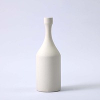 Vase intérieur scandinave et nordique, décoration de maison, fleur sèche, en céramique mate pour le salon