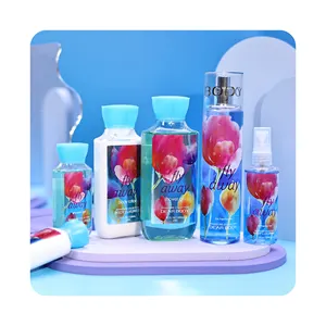 Sevgili Vücut Marka Fly Away Için Scent Vücut Losyonu Krem ile Mist Spa Parfüm Set Lady