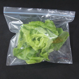 Clear PE Plastic Gravure Printed Resealable <b>Grip</b> Seal Ziplock <b>Bags</b> Microwaveable Freezer Safe 45-70microns Thickness S/M/L Sizes - Product Image 1