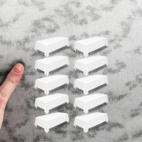 Lot de 10 nappes en polyester blanc à motif uni, 60x102 pouces, réutilisables, résistantes aux plis, lavables, pour mariage et fête