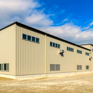 Edificio de Fábrica de Estructura de Acero Personalizada, Taller de Acero de Gran Espacio, Almacén de Acero, Construcción de Estructura de Acero de Ensamblaje Rápido, Estructura de Acero Pesada - Product Image 5