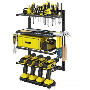 Organizador <span class=keywords><strong>de</strong></span> <span class=keywords><strong>herramientas</strong></span> eléctricas Montaje en pared, <span class=keywords><strong>organizadores</strong></span> <span class=keywords><strong>de</strong></span> <span class=keywords><strong>herramientas</strong></span> <span class=keywords><strong>de</strong></span> garaje y almacenamiento con soporte <span class=keywords><strong>de</strong></span> martillo Estantes <span class=keywords><strong>de</strong></span> almacenamiento resistentes <span class=keywords><strong>de</strong></span> 4 capas - Product Image 2