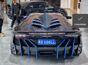Kit carrosserie <span class=keywords><strong>SVR</strong></span> Style facile à installer, pare-chocs avant et arrière, jupes latérales, directement de l'usine pour Lamborghini <span class=keywords><strong>Aventador</strong></span> LP700 - Product Image 3