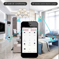 Control Remoto Universal Inteligente WiFi RSH con IR y RF, Código de Aprendizaje, para TV, Aire Acondicionado, Ventilador, Reproductor de DVD, Función de Temporizador Automático, USB
