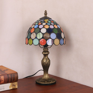 Lampe de table en verre teinté de style européen, exclusive transfrontalière, élégante, mignonne, confortable, veilleuse de chevet pour bar, allaitement - Product Image 4