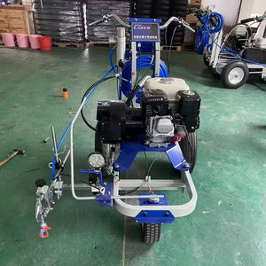 High Quality 6.5HP <b>Gasoline</b> Engine Cold Spray Paint Machine Hand-Push Cold Airless Spraying Pavement Road Line Marking Machine - Product Image 5