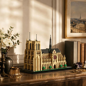 Wange 5210 Cathédrale Notre-Dame de Paris France Blocs de construction en plastique pour enfants, ensemble de jouets d'assemblage - Product Image 2