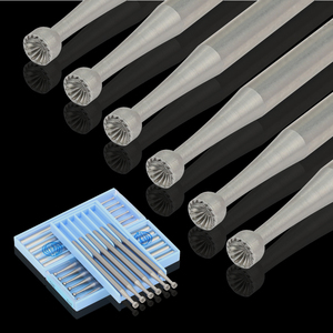 BKXZ 6pcs Alloy Tungsten Steel Olive Amber Engraving Carving Knife End Mill Woodworking <strong>Router</strong> <strong>Bit</strong> Wood Milling Cutter - Product Image 2