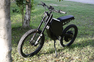 2025 SS30 <b>72V</b> 12000W Lithium <b>Battery</b> Disc Full Suspension Eco-Friendly Single Speed Steel Frame Dirt Bike - Product Image 5